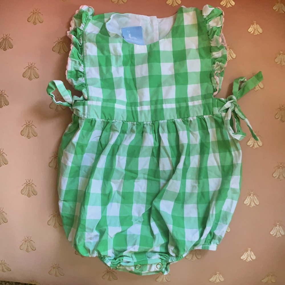 Bella Bliss baby girls 24 months romper green